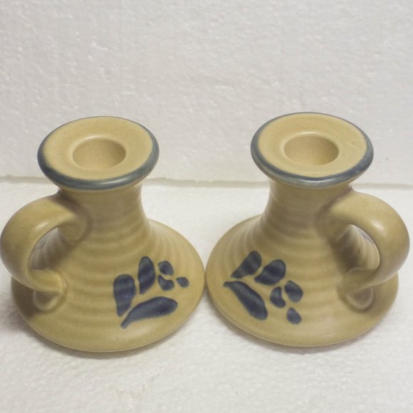 Pfaltzgraff Accents Pfaltzgraff Folk Art Candle Holders Pair Poshmark